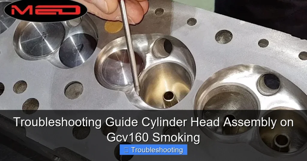 Troubleshooting Guide Cylinder Head Assembly on Gcv160 Smoking