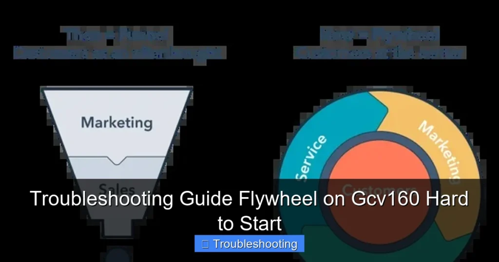 Troubleshooting Guide Flywheel on Gcv160 Hard to Start