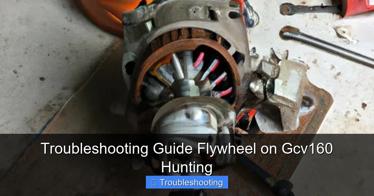 Troubleshooting Guide Flywheel on Gcv160 Hunting