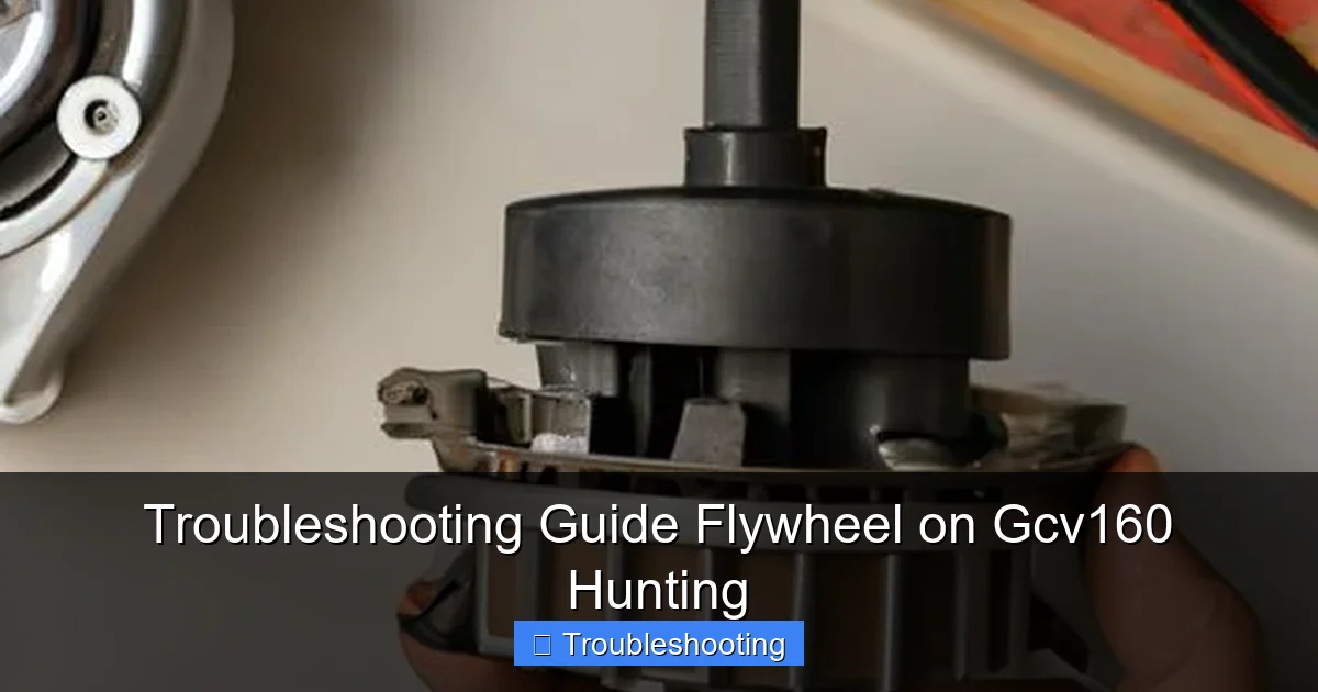 Troubleshooting Guide Flywheel on Gcv160 Hunting