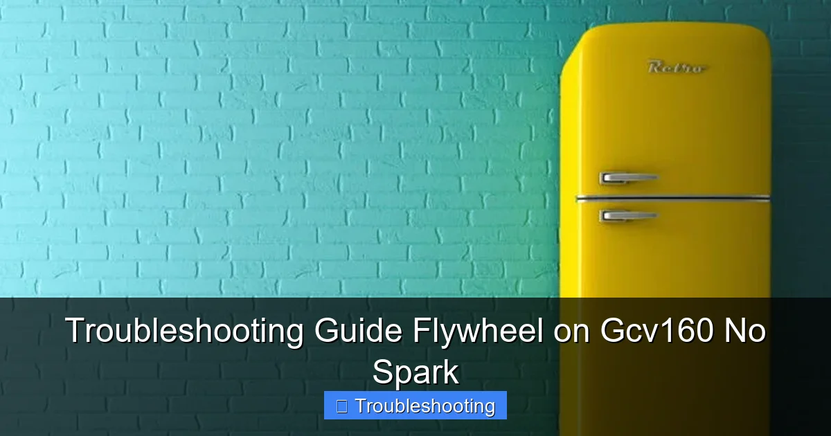 Troubleshooting Guide Flywheel on Gcv160 No Spark