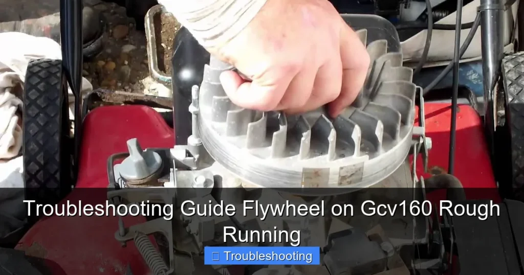 Troubleshooting Guide Flywheel on Gcv160 Rough Running
