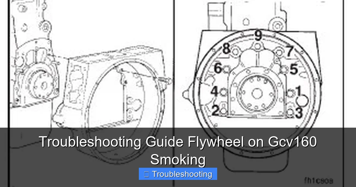 Troubleshooting Guide Flywheel on Gcv160 Smoking