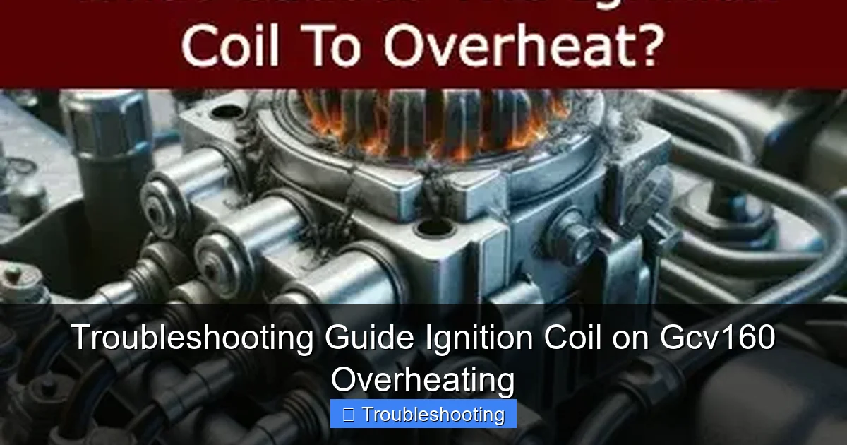 Troubleshooting Guide Ignition Coil on Gcv160 Overheating