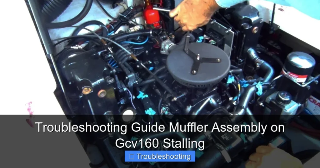Troubleshooting Guide Muffler Assembly on Gcv160 Stalling